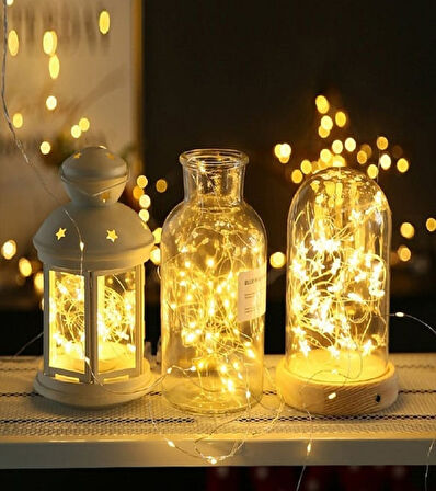 Ev Balkon Ve Parti İçin 3 Metre Usb Gün Işığı Peri Led Yılbaşı Süsü Işık 