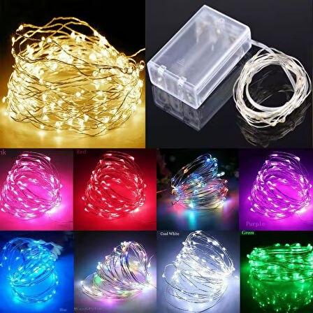 Brokoli Home LED Işıklı Süsleme Paketi -2 Adet 7 Li Balon Standı Mavi Peri Ledli -14 Adet Renkli Metalik Balon-2 Adet Peri LED Mavi