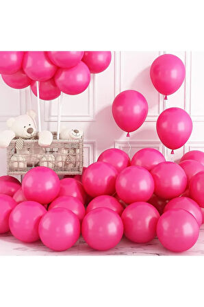 Gemar 15 Adet Balon Metalik Pembe Renk