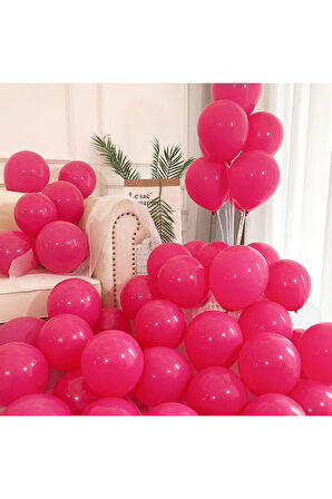 Gemar 15 Adet Balon Metalik Pembe Renk