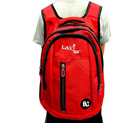 Lavi bag kırmızı lüks sırt çantası