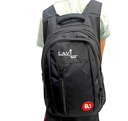 Lavi bag siyah lüks sırt çantası