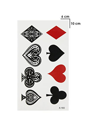 Geçici Kart Mini Dövme Tattoo