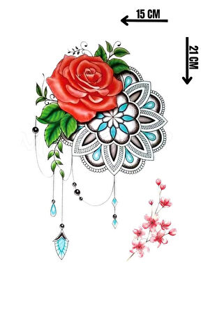 Geçici Karışık Figürlü Dövme Tattoo