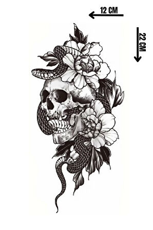 Geçici Karışık Figürlü Dövme Tattoo