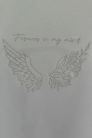 Kanat Figürlü 12 Saat Sonra Kararan Geçici Dövme Tattoo