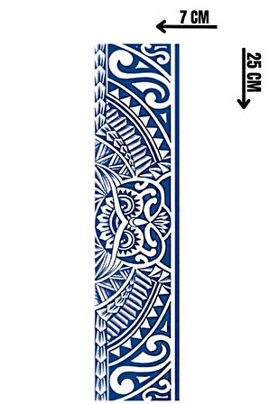 Baykuş Figürlü 12 Saat Sonra Kararan Geçici Dövme Tattoo