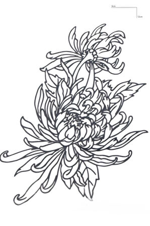 Lotus Çiçeği Figürlü 12 Saat Sonra Kararan Geçici Mini Dövme Tattoo