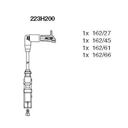 BUJİ KABLOSU AKL-AEH 1,6 GOLF 06A905409A