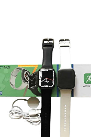 Akıllı Saat Sesli Görüşme Bluetooth Bağlantılı Kablosuz Şarj Özelliği