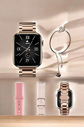 Akıllı Saat Bileklik Hediyeli Uzun Pil Ömrü GPS Takibi