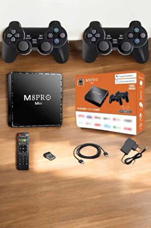 TV Box Çift Oyun Kollu 10000 Oyunlu Atari