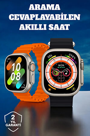Kablosuz Şarjlı, Çağrı ve Müzik Kontrolü Sağlayan Akıllı Saat