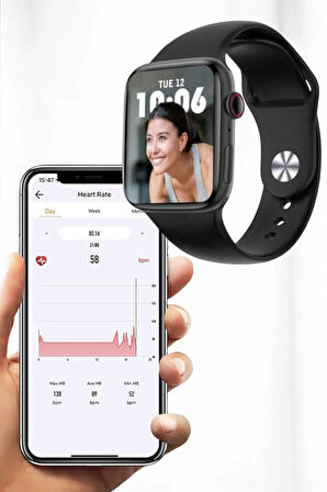 Akıllı Saat Bluetooth Bağlantı ve 24 Saat Sağlık İzleme GPS Arama Cevaplama