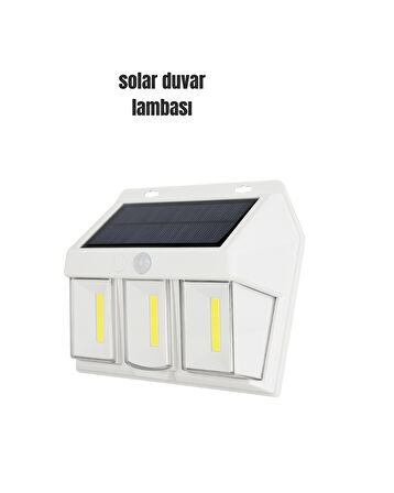Suya Dayanıklı Solar Duvar Lambası – Akıllı Gece Sensörlü Işık