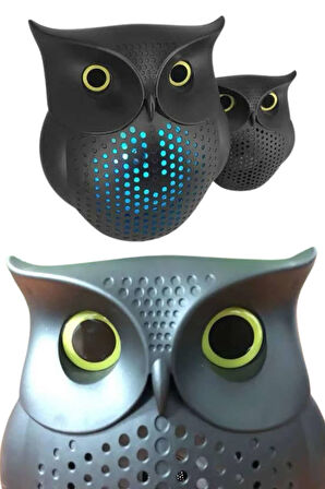 Müzik Çalar Bluetooth Hoparlör Speaker 5.0 Kablosuz Baykuş Görünümlü