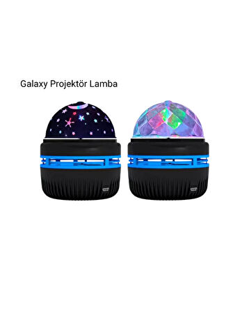 Galaxy Projektörlü Gece Lambası