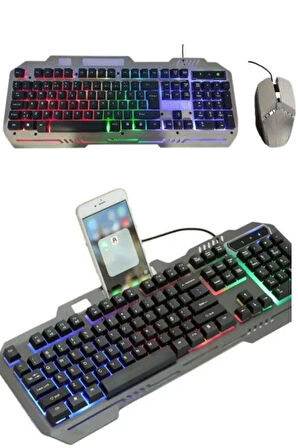Gaming Oyuncu Klavyesi Led Aydınlatmalı Mekanik Hisli