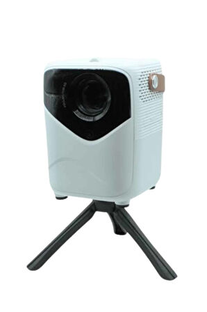 HD Ayaklı Portatif Projeksiyon Cihazı Bluetooth Wifi Akıllı Android İşlemcili