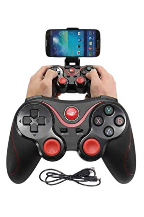 Joystik Gamepad Bluetooth Telefon Tutucu Oyun Kolu Telefon Android Uyumlu