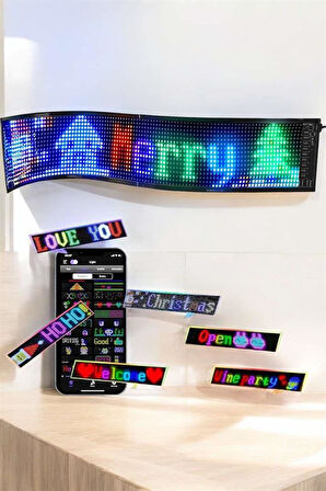 Led Matrix Panel Dijital Ekran Kumandalı Pixsel Görünümlü