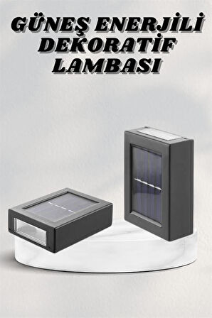 Bahçe Aydınlatması Solar Güneş Enerjili Dekoratik Led Işıklı Lamba