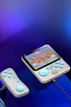 El Atarisi 3.5 inç Ekran Çift Konsol 666 Adet Retro Oyun Gamepad