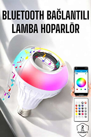 Lamba Led Hoparlör Dayanıklı ve Uzun Ömürlü Bluetooth Hoparlör