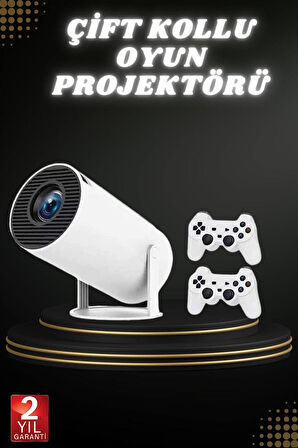 Taşınabilir Android Projeksiyon Ayaklı Çift Kollu 4K Çözünürlüklü Sinema Projeksiyonu