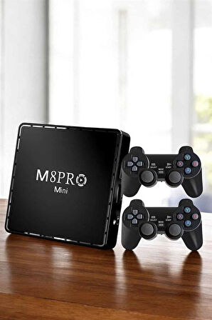 Oyun Konsolu Çift Kollu 1000 Oyunlu TV Box Netflix Youtube Atari