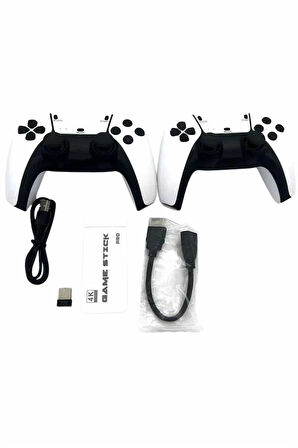 2.4 GHZ Oyun Konsolu Çift Konsol 4K Ultra Hd Game Stick