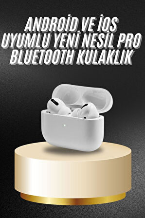 Beyaz Android ve İOS Uyumlu Yüksek Performanslı Uzun Pil Ömrü