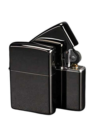 Erkeklere Özel Hediyelik Eşya Metalik Benzinli Çakmak Doldurulabilir