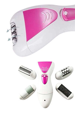 Şarjlı Epilasyon Cihazı Çok Başlıklı Ayak Bakımına Uygun Epilatör Aleti