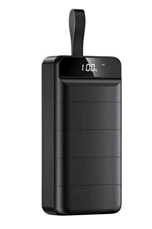 Powerbank 50.000 Mah Dijital Göstergeli Taşınabilir 4 Portlu Hızlı Powerbank