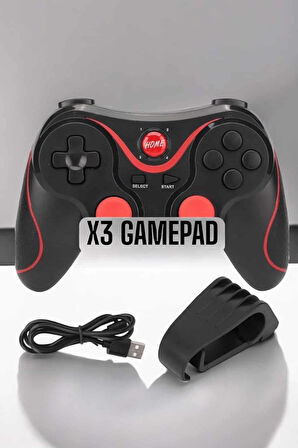 X3 Gamepad Oyun Kolu Bluetooth Bağlantılı Gamestick Android Uyumlu