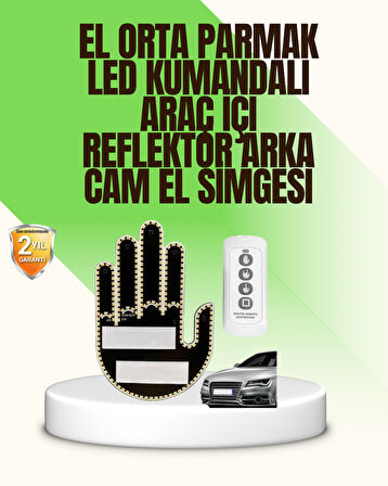 Uzaktan Kumandalı LED El Park Uyarı Cihazı Suya Dayanıklı Enerji Tasarruflu