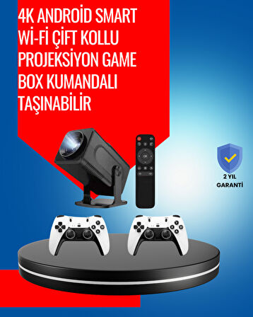 1.5 KG Ağırlığında, 4500 Retro Oyunlu Multimedya Projektör