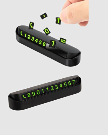 Kompakt Fosforlu Park Numaratörü – Gündüz Şıklığı, Gece Görünürlüğü