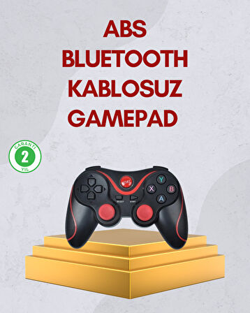 Ergonomik Tasarımlı Kablosuz Bluetooth Gamepad Titreşimli