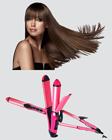 Dereceli Seramik Saç Düzleştirici – 5 Isı Seviyesi, 200°C Maksimum Sıcaklık