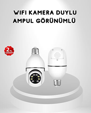 Akıllı Duylu 360° Güvenlik Kamerası – PTZ Özellikli, Uzaktan Kontrollü Akıllı Kamera