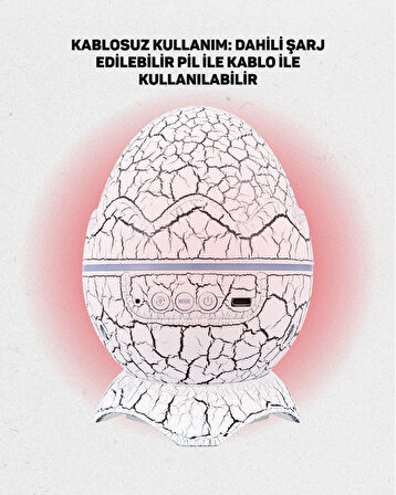 Çocuk Odası İçin Galaxy Projektör + Beyaz Gürültü + Uzaktan Kumandalı