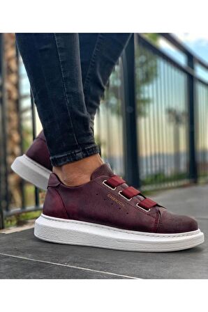 CH253 CBT Mirror Non Erkek Ayakkabı BORDO