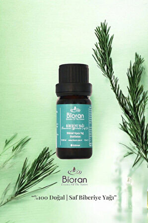 Biberiye Yağı %100 Saf Bitkisel Uçucu Yağ 10 ml. (Rosmarinus officinalis Leaf Oil)