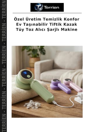 Özel Üretim Temizlik Konfor Ev Taşınabilir Tiftik Kazak Tüy Toz Alıcı Şarjlı Makine
