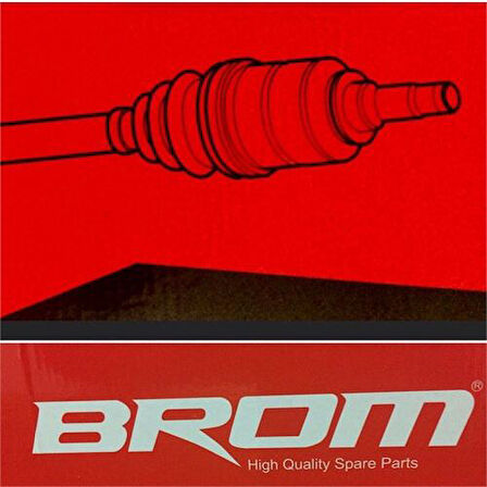 Brom F4000K Komple Aks Sağ Ön Albea 1.3 Multijet 524mm 46307678
