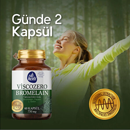 Bromelain-Papain-L-Sistin İçeren Gıda Takviyesi
