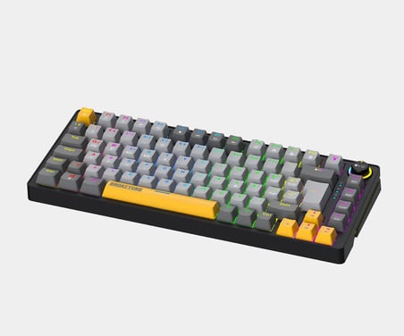 BRONZTURQ MK1114 RGB KABLOSUZ ÜÇ MODLU (USB + 2.4 GHz + Bluetooth)MEKANİK KLAVYE