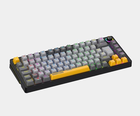 BRONZTURQ MK1114 RGB KABLOSUZ ÜÇ MODLU (USB + 2.4 GHz + Bluetooth)MEKANİK KLAVYE